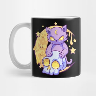 Kawaii pastel Goth Witchy Cat Mug